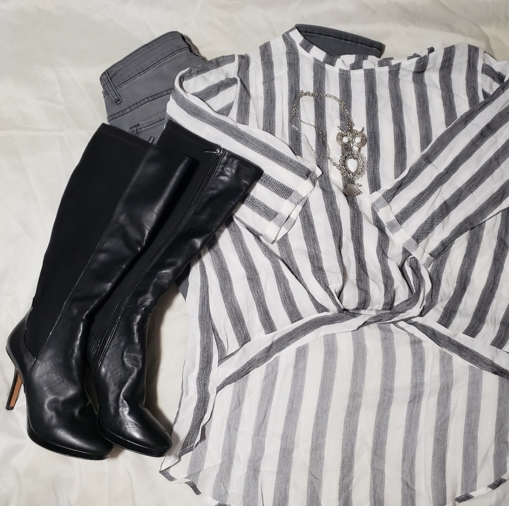 White House Black Market Bordeaux Boots